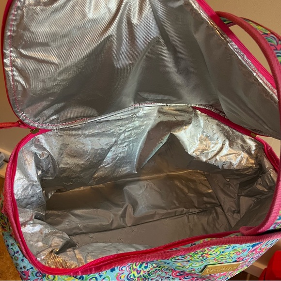 Lilly Pulitzer picnic basket cooler - Picture 3 of 5